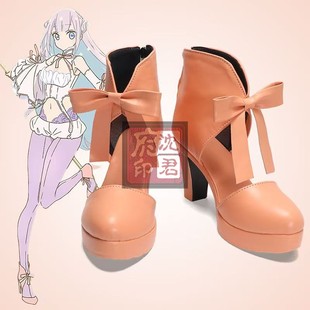 魔法少女与邪恶曾经敌对 深森白夜COS鞋 COSPLAY鞋来图定制