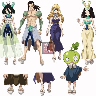 Dr.STONE 石纪元 西瓜COS鞋 雾雨琉璃卡瑟吉百舌/阿玛莉莉丝COS鞋