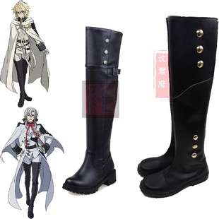 终结的炽天使百夜米迦尔费里德巴特利cosplay鞋靴米迦费娘cos靴