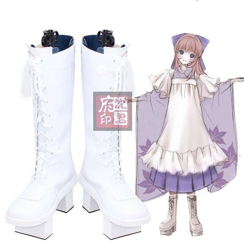 VOCALOID巡音LUKA千本樱cos鞋定做cosplay舞蹈表演鞋子靴子定制