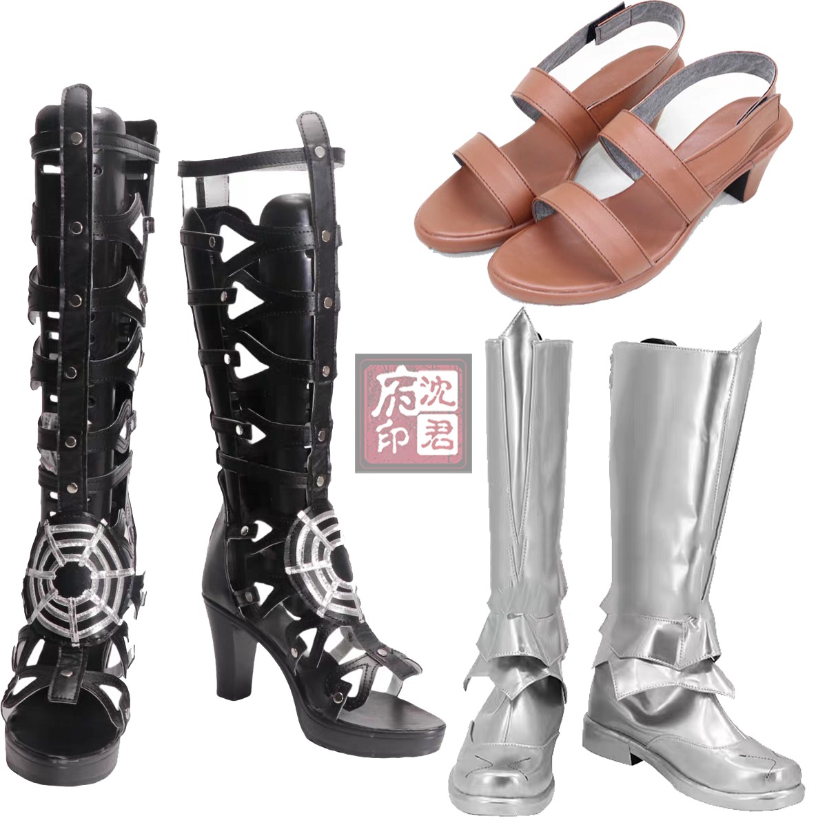 Overlord 不死者之王 雅尔贝德 cos鞋子希姿 德尔塔cosplay鞋子