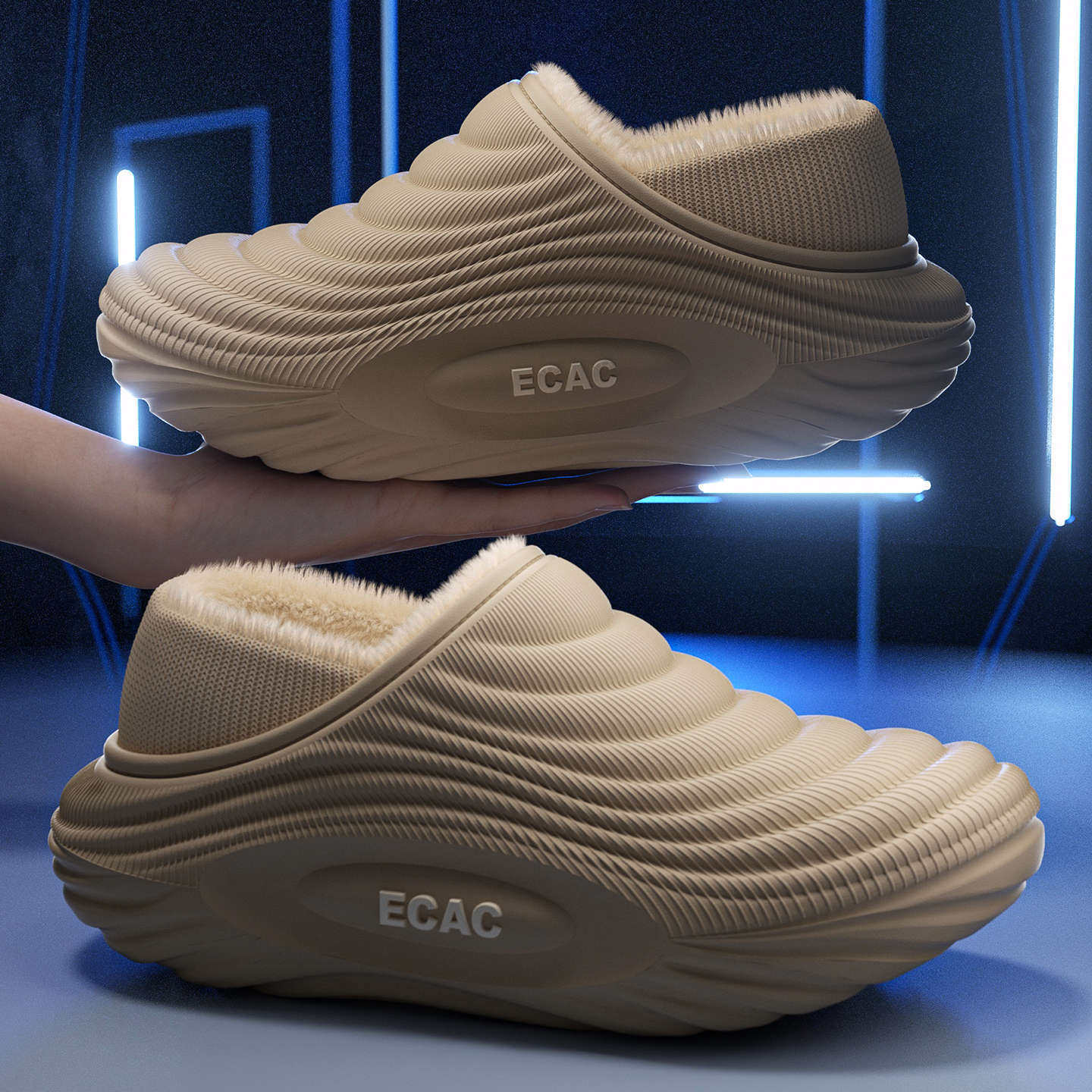 日本进口防水棉拖鞋女款2026新款冬季家居室内厚底月子防滑包跟棉