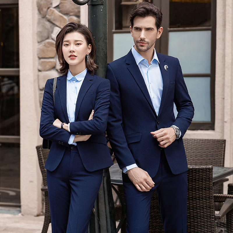 高端西装男女职业套装女售楼部4S店酒店经理工作服公务员面试正装