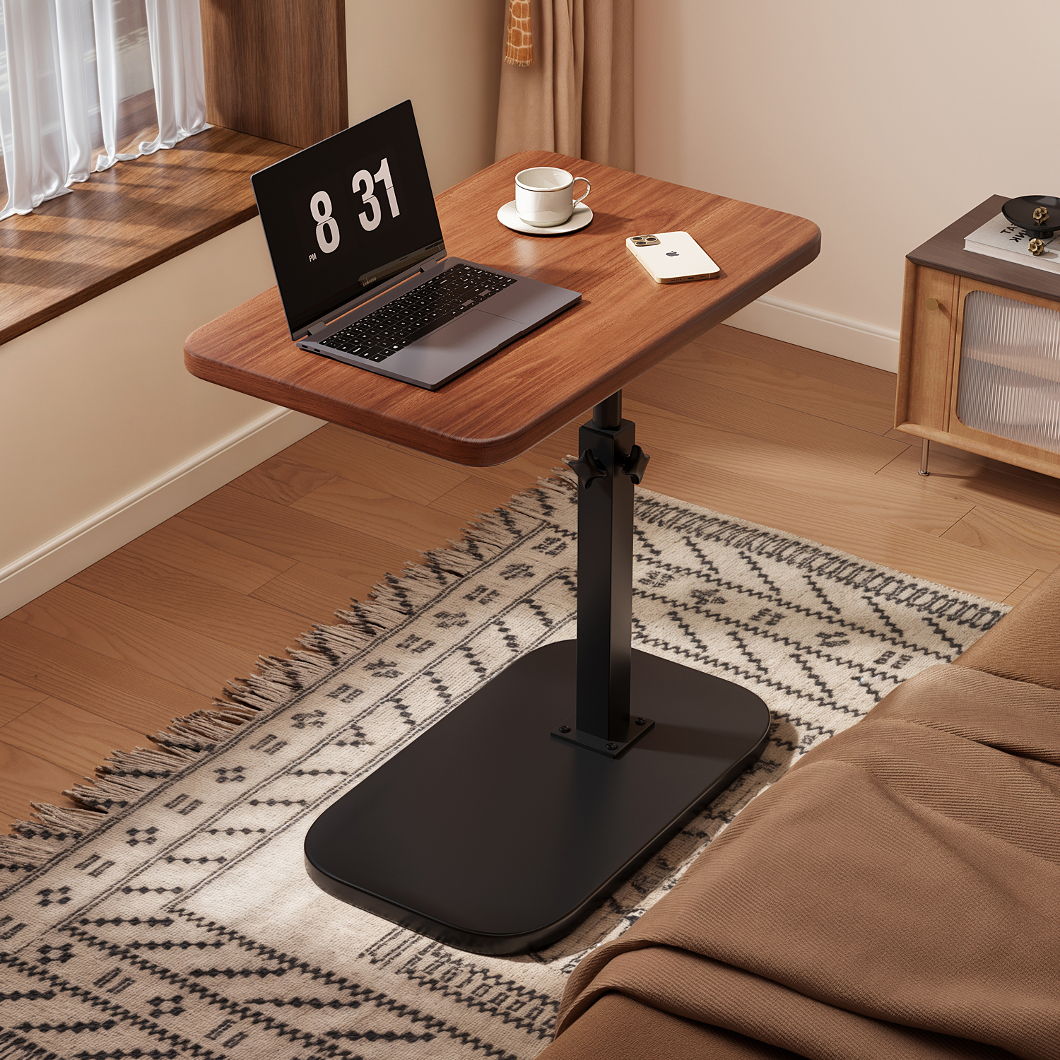 日本进口MUJIE沙发边几可升降