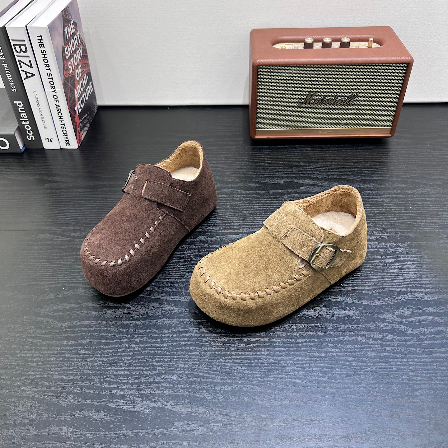 2025冬季新款加绒保暖勃肯鞋女软底舒适休闲鞋懒人鞋防滑学生鞋潮