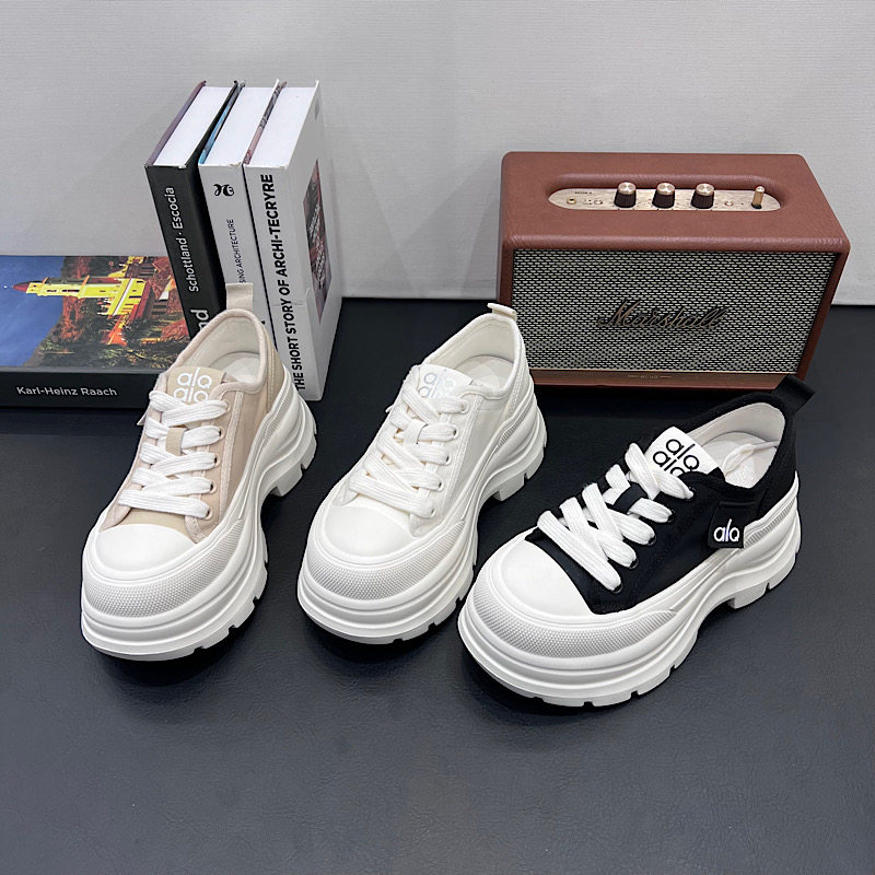 欧洲站发泡底单网小白鞋女2026夏新款厚底增高透气运动百搭女鞋潮