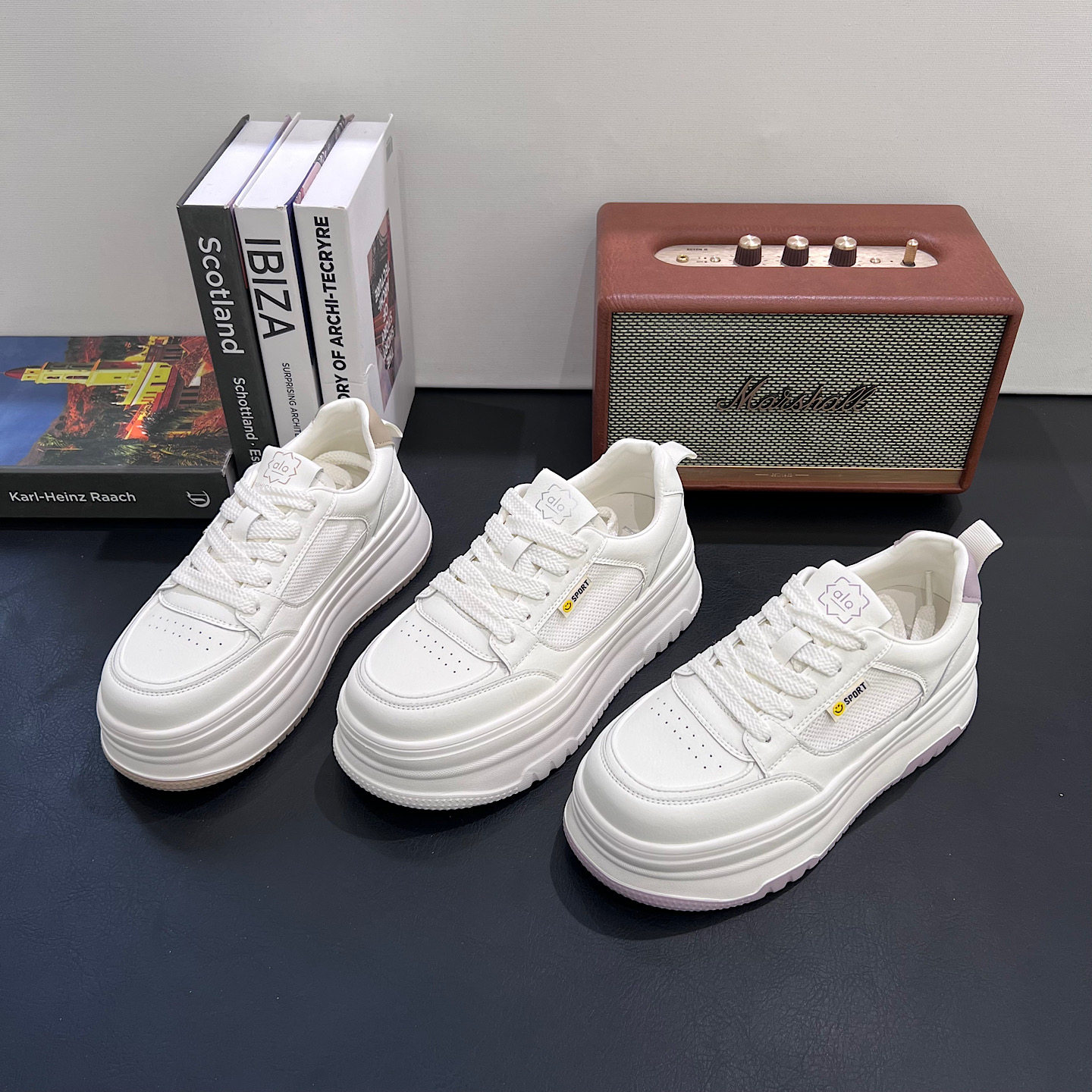 欧货单网板鞋女鞋子2026春季新款增高显瘦舒适休闲百搭轻便小白鞋