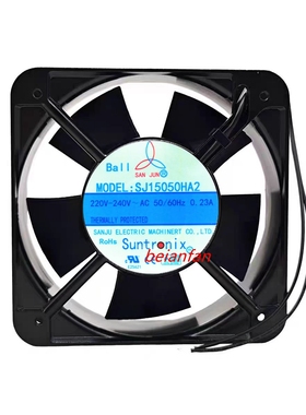 台湾三巨SJ15050HA2散热风扇220v工业机柜 配电箱排风扇 15厘米