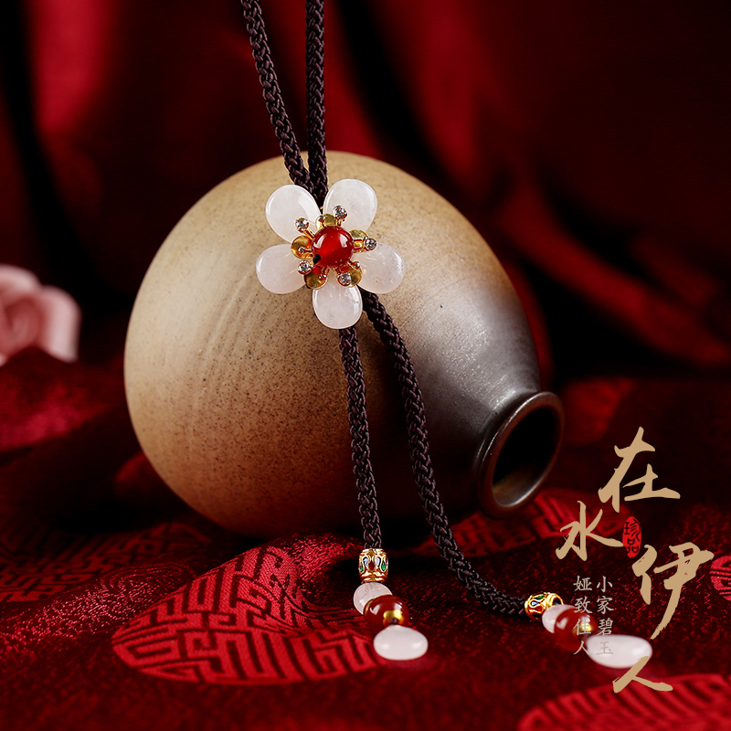 民族风复古项链长款女百搭配吊坠