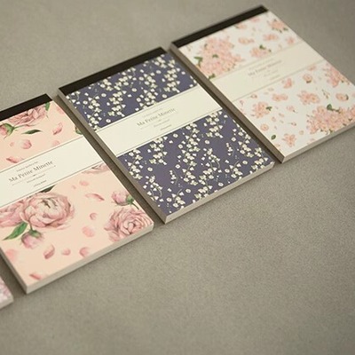 韩国正品Flying whales小清新花朵便签本记事本Blossom NotePad-S