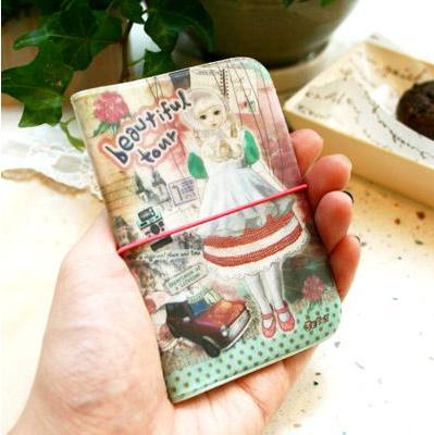 处理*韩国正品jetoy 卡通图案洋娃娃银行卡包/公交卡夹*12位