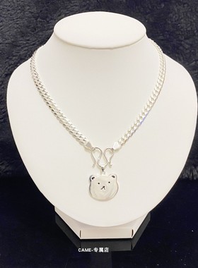 简约小熊宝宝可爱ins精致项链