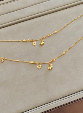 新款“马上有钱招财进宝”财源滚滚福气小马元宝手链小众高颜值款