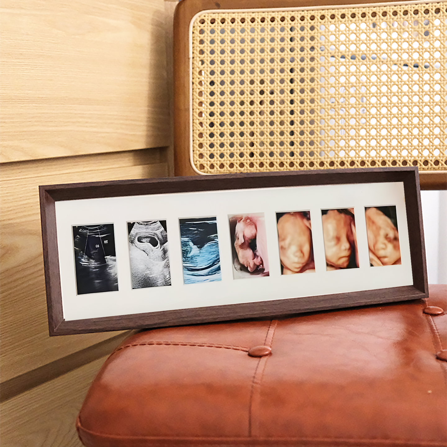 定制孕期四维nt彩超b超纪念相框宝宝婴儿记录相册摆台洗照片礼物