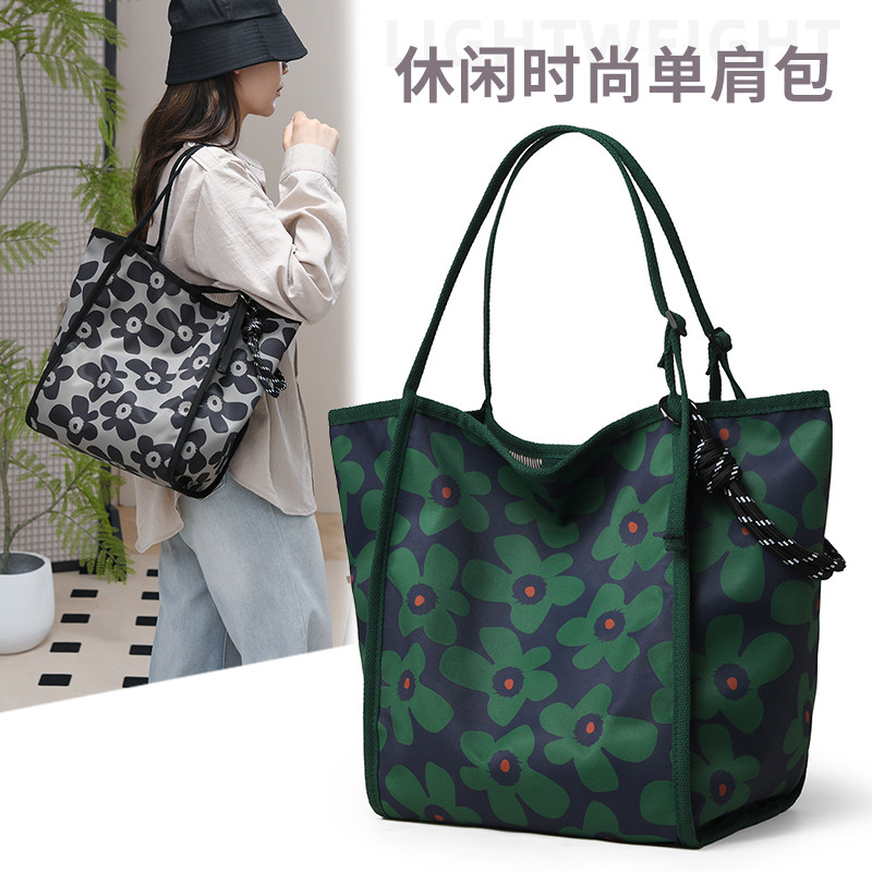 时尚印花单肩包女士托特包旅游帆布包购物袋日常通勤大容量手提包,箱包皮具/热销女包/男包,通用款女包,淘宝优惠券,粉丝福利购,淘宝优惠卷