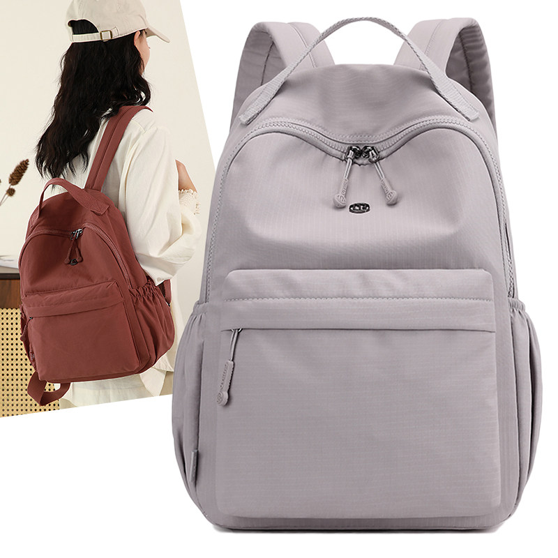 多功能气质双肩包女休闲轻便大容量学生电脑书包短途旅行通勤背包,箱包皮具/热销女包/男包,双肩背包,淘宝优惠券,粉丝福利购,淘宝优惠卷