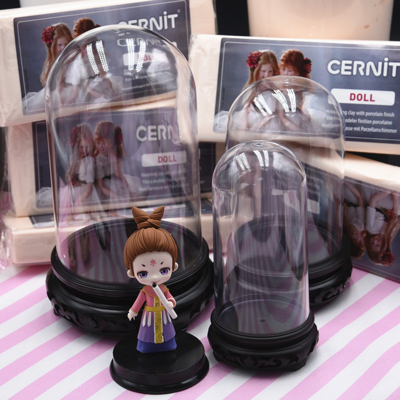 作品人偶防尘盒超轻粘土