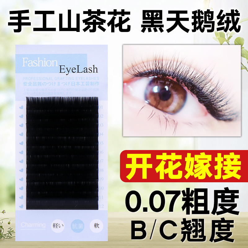 睫毛专业山茶花日系无胶手推种植