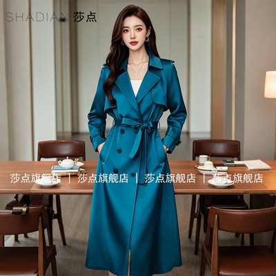 莎点风衣外套新韩版时尚大衣高级
