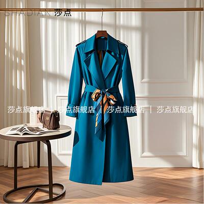 秋冬中长款风衣外套大衣莎点英伦