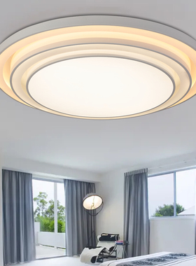 led吸顶灯新款圆形客厅灯简约主卧室灯具大全现代大气家用餐厅灯