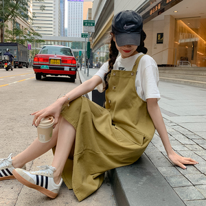 现货夏装新款工装吊带裙 273  2317 P95控148图片