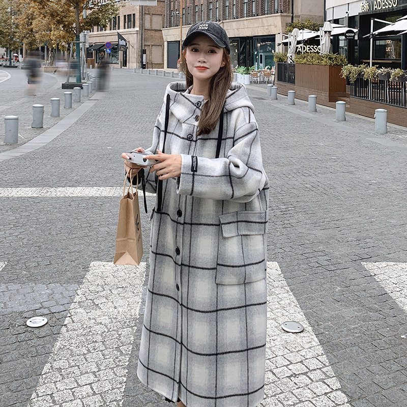 有买家秀新款格子70双面羊绒2738301P275控398,女装毛呢外套,浙宝273