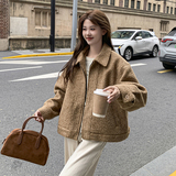 现货新款圈圈尼短款呢大衣2738317上衣P165控238，女装短外套，浙宝273