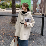 新款现货风小短款羊绒大衣211P255358，女装毛呢外套，浙宝273
