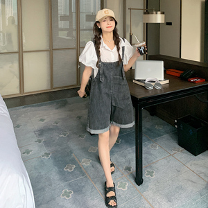 现货 新款牛仔短裤背带裤273 2332 95控148+（衬40) （套控178）,女装牛仔裤,浙宝273