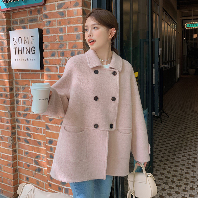 现货2022新款短款呢大衣201P165控价258，女装毛呢外套，浙宝273