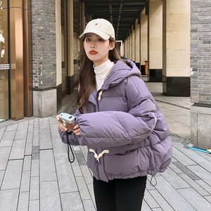 现货90达标羽绒服牛角扣小短款273 353P260控价398图片