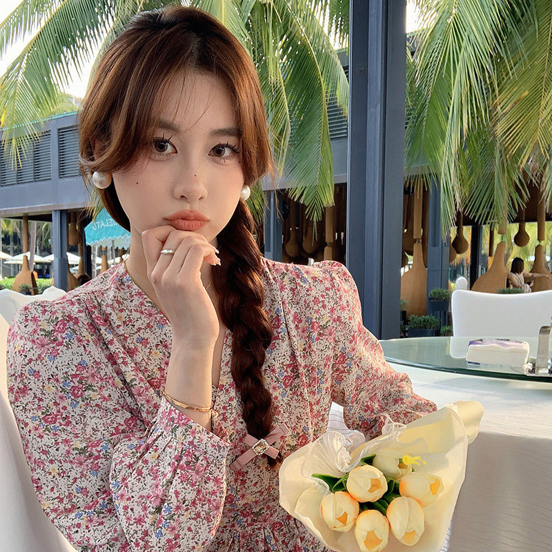 现货新款碎花连衣裙2732313P115168,女装连衣裙,浙宝273
