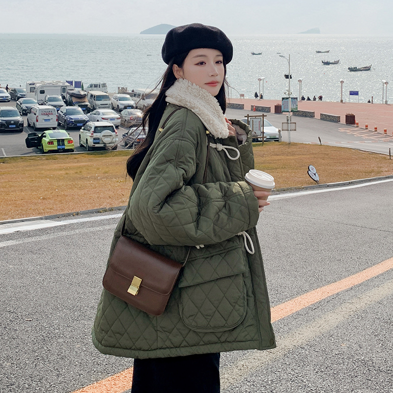 新款羊羔毛内胆派克服273337P195控价288，女装棉衣/棉服，浙宝273