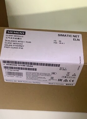 包邮2021新货西门子GK5722-1FC00-0AA0   电气交换机模块现货8台