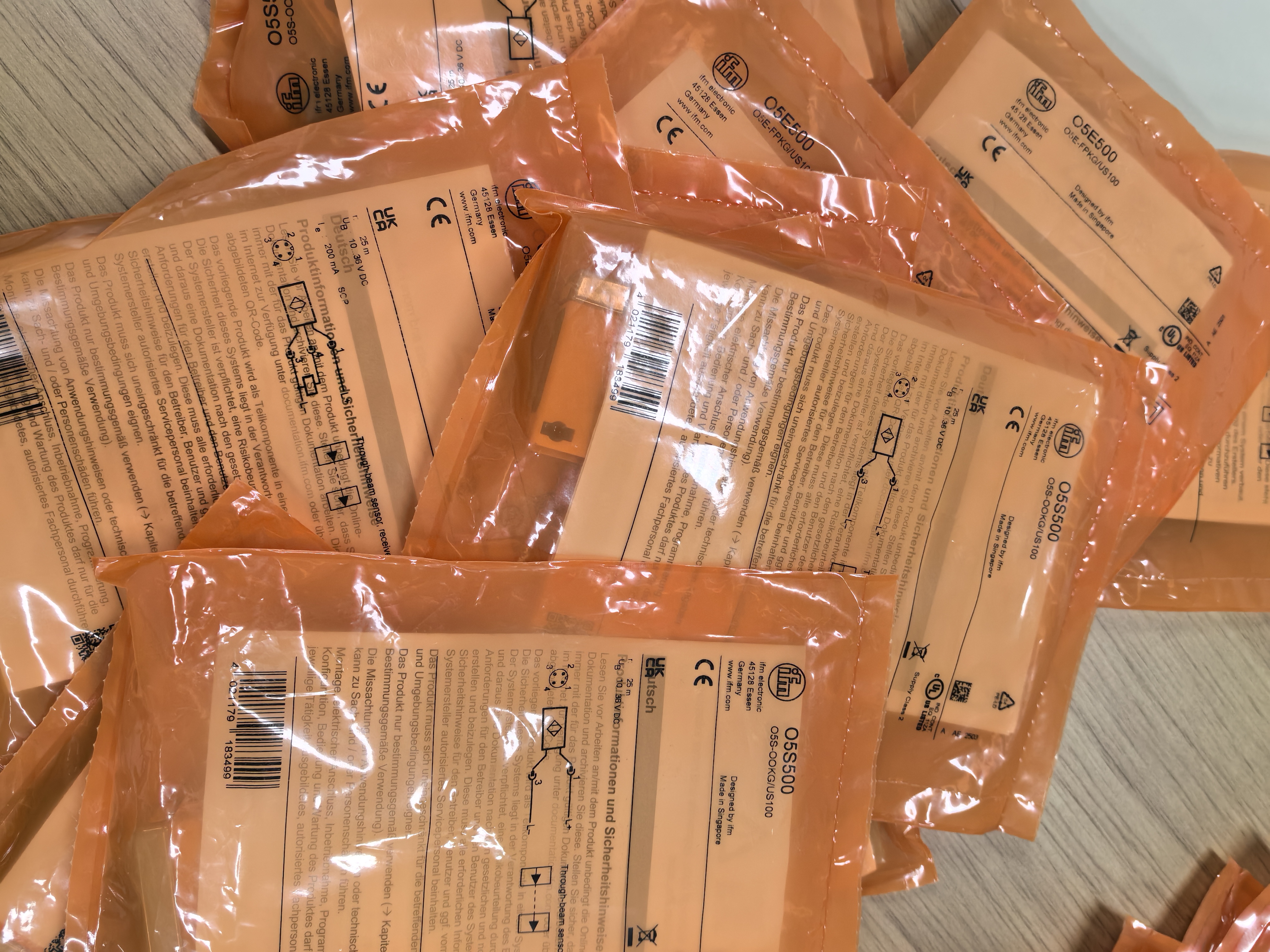 假一罚十IFM  O5S500 O5E500 O5P500 O5H500传感器 新款包装