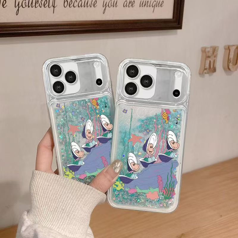 适用iPhone 17 air 17pro max Glitter Sparkle Cases迪家手机保护套潮美流沙软壳16 14 15 12 11 13 plus