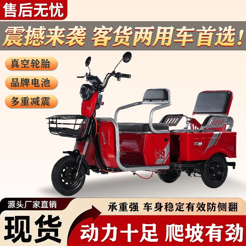 老年人代步车女士接送孩子电瓶车