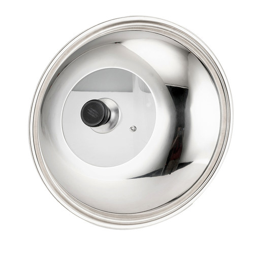 普通不锈钢加玻璃锅盖