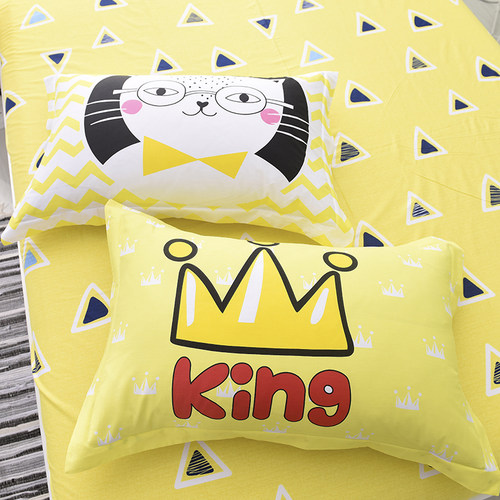 100%纯棉斜纹枕头套用学生宿舍用