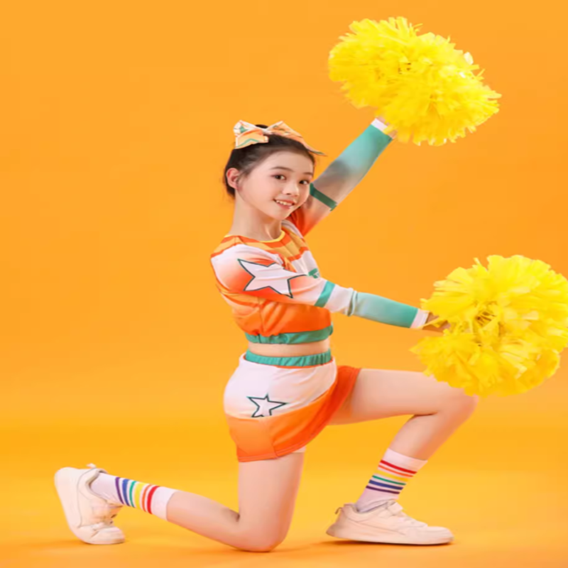 儿童运动会啦啦操演出舞台服装