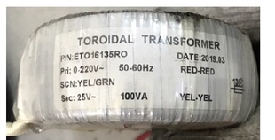 TOROIDAL TRANSFORMER 变压器 ETO16135RO ET016135R0 25V 100VA