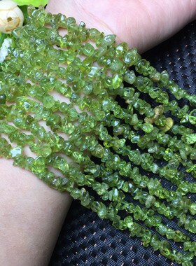 橄榄石水晶半成品散珠