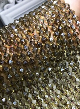 天然水晶刻面半成品散珠