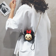 Túi nữ túi mới 2019 Túi Minnie nữ Messenger 挎 đổi đầu Mickey ngộ nghĩnh xấu xí dễ thương trẻ nhỏ dễ thương túi nhỏ - Túi xách nữ