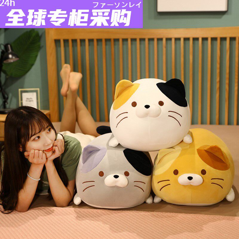 日本可爱猫咪公仔玩偶毛绒玩具布娃娃床上睡觉抱枕送女生礼物日系