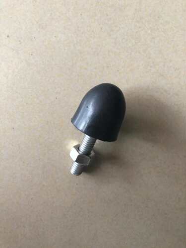 挖掘机玉柴YC60 85 35 135-6-8-9挖机门顶胶顶门胶防撞门胶粒配件