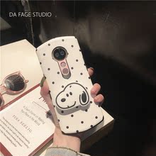 ins网红波点美图史努比苹果手机壳1