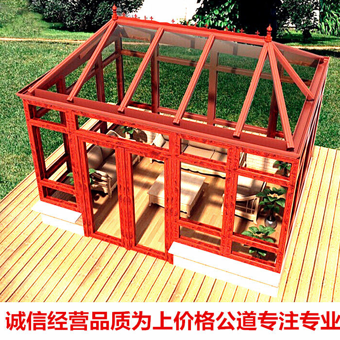 新品钢结构阳光房 珠海专业制作阳光房露台钢化隔音玻璃夹胶安全
