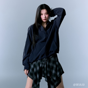 PUMA彪马男女款MUSINSA联名姜涩琪同款复古撞色T7梭织外套 638014